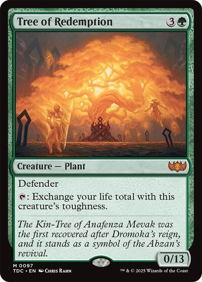 Tree of Redemption (Commander: Tarkir: Dragonstorm) Near Mint