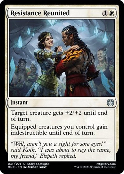 Resistance Reunited (Phyrexia: All Will Be One) Near Mint Foil