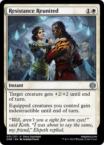 Resistance Reunited (Phyrexia: All Will Be One) Near Mint Foil