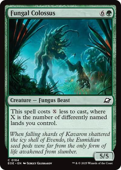 Fungal Colossus (Edge of Eternities) Near Mint Foil