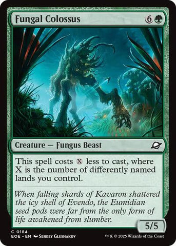 Fungal Colossus (Edge of Eternities) Near Mint Foil