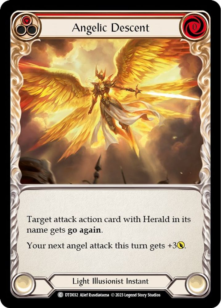 Angelic Descent (Red)