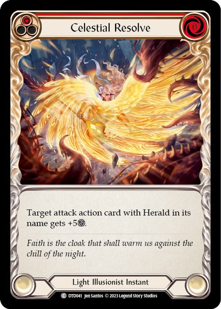 Celestial Resolve (Red)