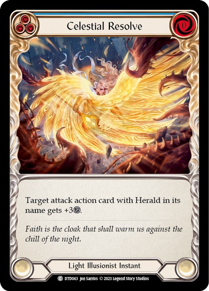 Celestial Resolve (Blue)