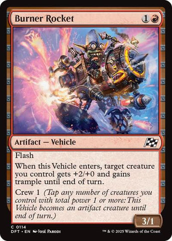 Burner Rocket (Aetherdrift) Near Mint Foil