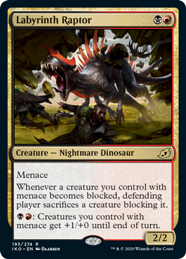 Labyrinth Raptor (Ikoria: Lair of Behemoths) Near Mint