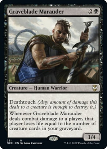 Graveblade Marauder (Commander: Streets of New Capenna) Near Mint