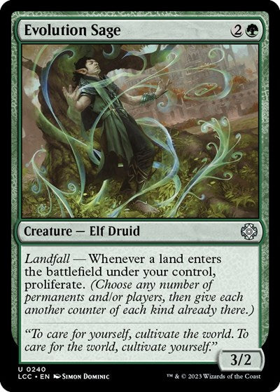 Evolution Sage (Commander: The Lost Caverns of Ixalan) Near Mint