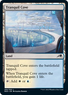Tranquil Cove (Kamigawa: Neon Dynasty) Near Mint Foil