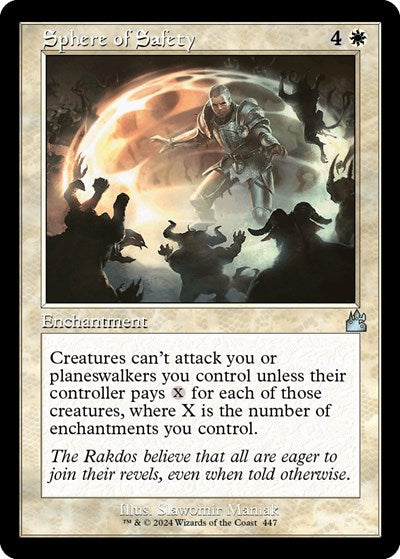 Sphere of Safety (Retro Frame) (Ravnica Remastered) Near Mint