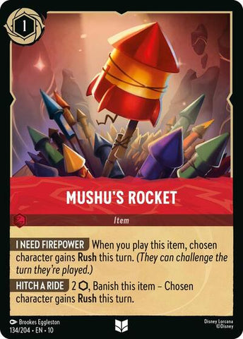 Mushu's Rocket (Whispers in the Well) Near Mint