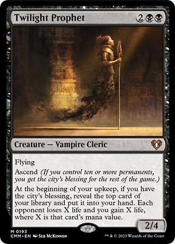 Twilight Prophet (Commander Masters) Near Mint