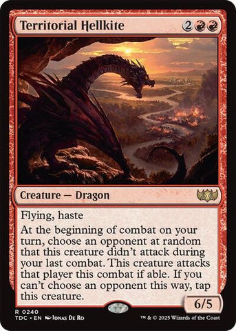 Territorial Hellkite (Commander: Tarkir: Dragonstorm) Near Mint