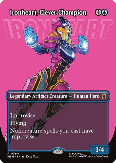 Ironheart, Clever Champion (Borderless) (Marvel Super Heroes) Near Mint