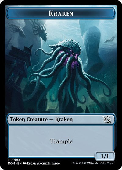 Kraken Token (March of the Machine) Near Mint