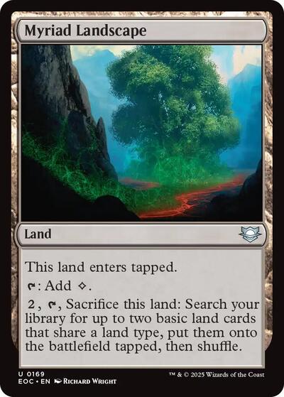 Myriad Landscape (Commander: Edge of Eternities) Near Mint