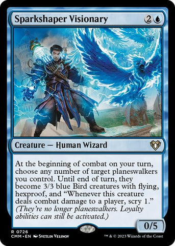 Sparkshaper Visionary (Commander Masters) Near Mint
