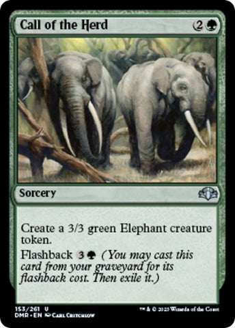Call of the Herd (Dominaria Remastered) Near Mint Foil