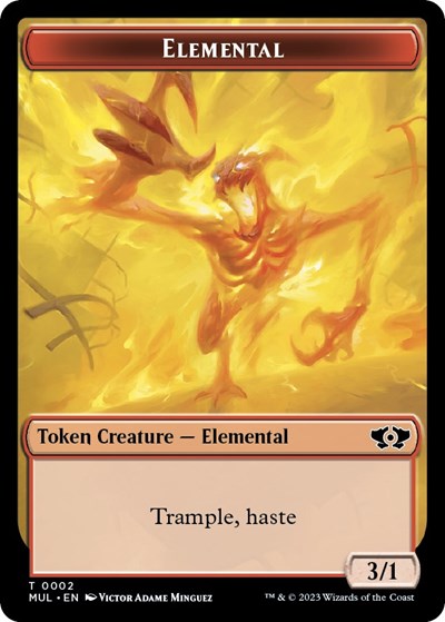 Elemental Token (March of the Machine: Multiverse Legends) Near Mint