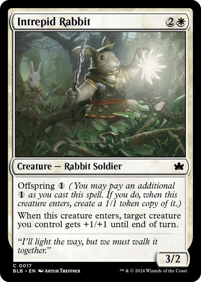 Intrepid Rabbit (Bloomburrow) Near Mint
