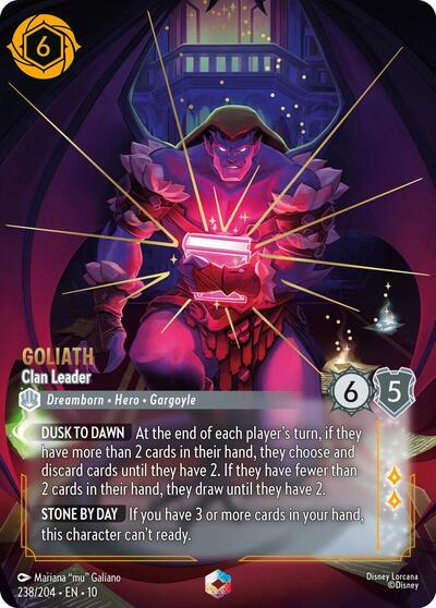 Goliath - Clan Leader (Enchanted) (Whispers in the Well) Near Mint Holofoil