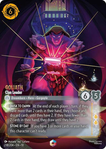Goliath - Clan Leader (Enchanted) (Whispers in the Well) Near Mint Holofoil