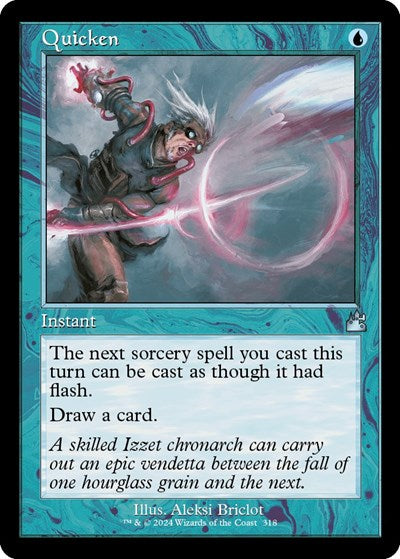 Quicken (Retro Frame) (Ravnica Remastered) Near Mint
