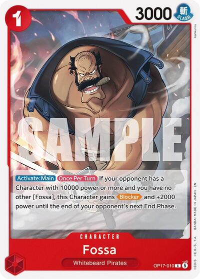 Fossa (The World's Strongest Warriors) Near Mint