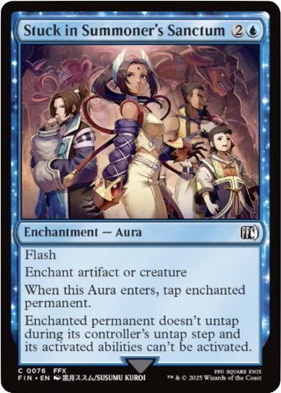 Stuck in Summoner's Sanctum (Universes Beyond: FINAL FANTASY) Near Mint Foil