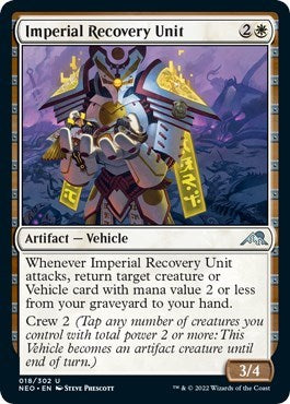 Imperial Recovery Unit (Kamigawa: Neon Dynasty) Near Mint Foil