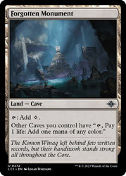 Forgotten Monument (The Lost Caverns of Ixalan) Near Mint Foil