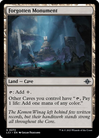 Forgotten Monument (The Lost Caverns of Ixalan) Near Mint Foil