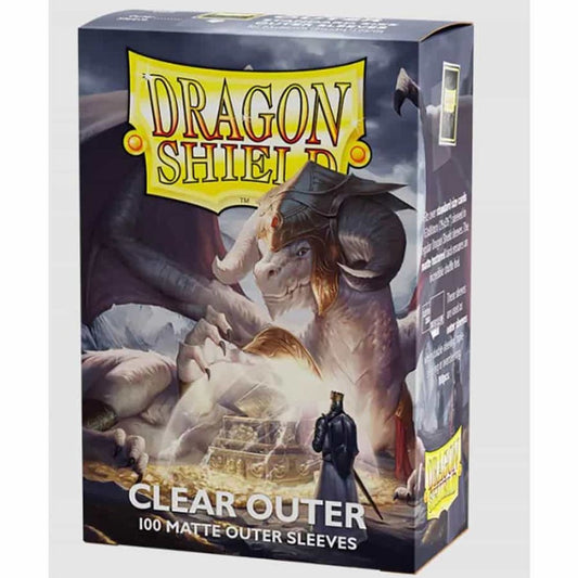 Dragon Shield Matte Outer Sleeves - Clear (100-Pack)