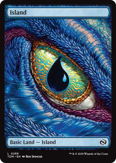 Island (0288) (Tarkir: Dragonstorm) Near Mint