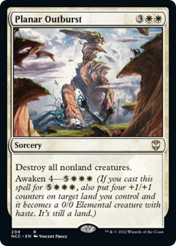 Planar Outburst (Commander: Streets of New Capenna) Near Mint