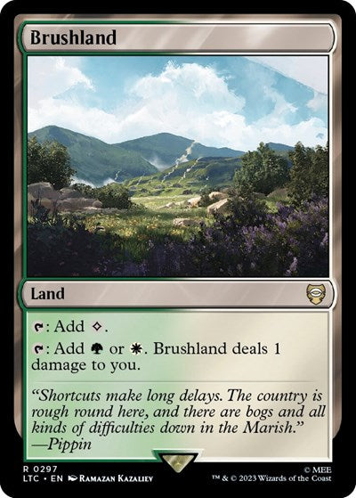 Brushland (Commander: The Lord of the Rings: Tales of Middle-earth) Near Mint