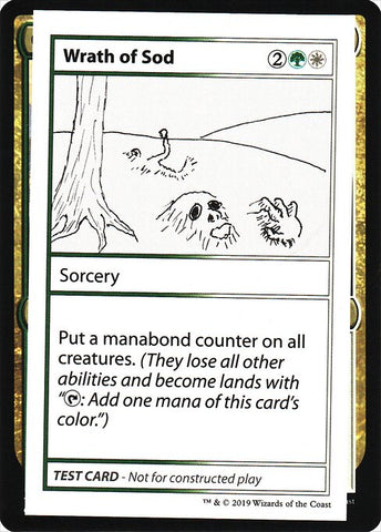 Wrath Of Sod (No PW Symbol) (Mystery Booster Test Print 2021) Near Mint