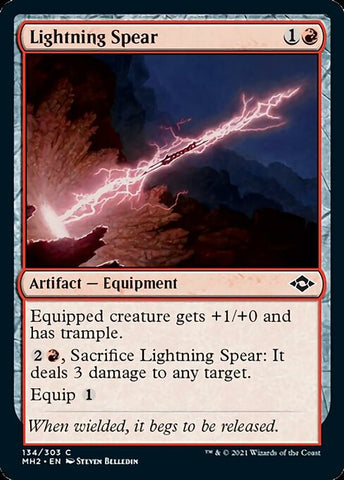 Lightning Spear (Modern Horizons 2) Near Mint Foil