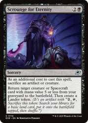 Scrounge for Eternity (Edge of Eternities) Near Mint Foil
