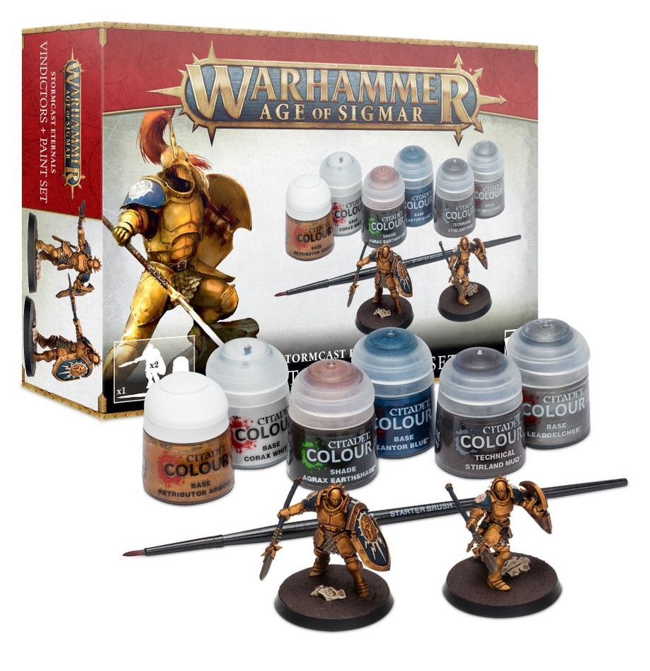 Warhammer 40,000: Vindictors + Paint Set (Stormcast Eternals)