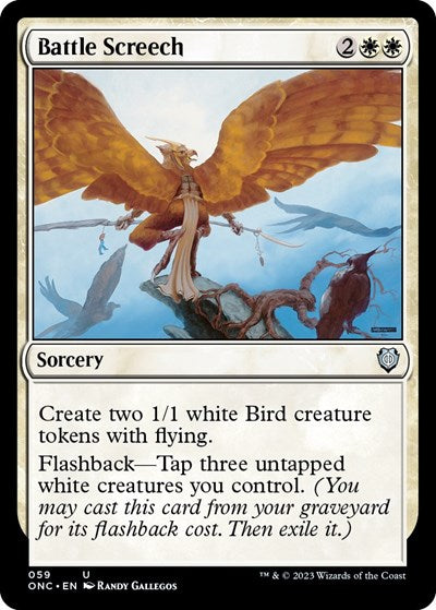 Battle Screech (Commander: Phyrexia: All Will Be One) Near Mint