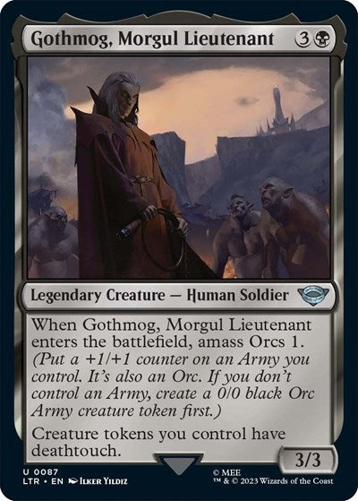 Gothmog, Morgul Lieutenant (Universes Beyond: The Lord of the Rings: Tales of Middle-earth) Near Mint Foil