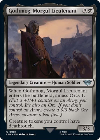 Gothmog, Morgul Lieutenant (Universes Beyond: The Lord of the Rings: Tales of Middle-earth) Near Mint Foil
