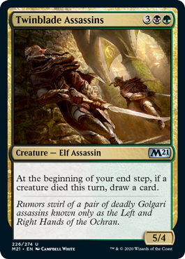 Twinblade Assassins (Magic 2021 Core Set) Near Mint