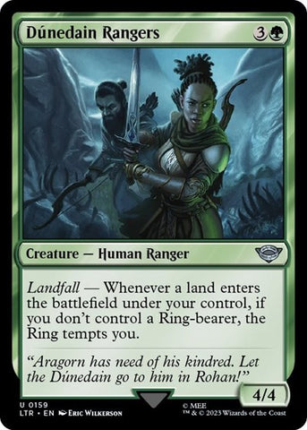 Dunedain Rangers (Universes Beyond: The Lord of the Rings: Tales of Middle-earth) Near Mint Foil