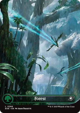 Forest (0266) (Borderless) (Edge of Eternities) Near Mint Foil