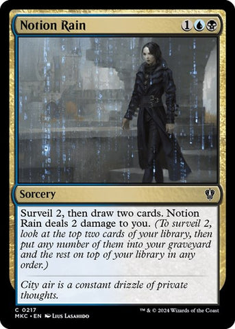Notion Rain (Commander: Murders at Karlov Manor) Near Mint