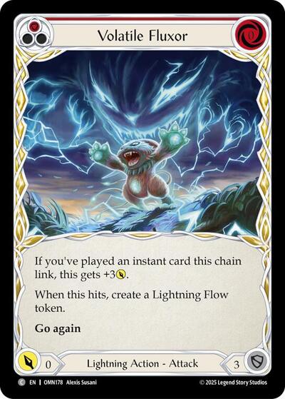 Volatile Fluxor (Red) (Omens of the Third Age) Near Mint Foil
