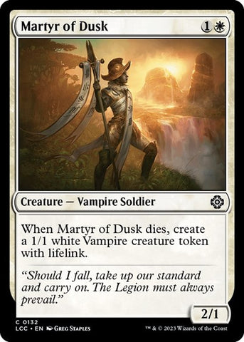 Martyr of Dusk (Commander: The Lost Caverns of Ixalan) Near Mint