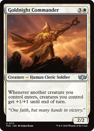 Goldnight Commander (Commander: Tarkir: Dragonstorm) Near Mint